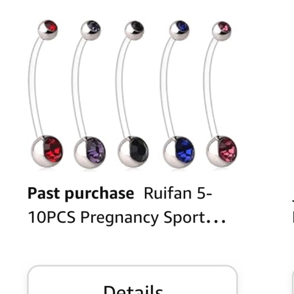 Maternity Belly Button Rings (3)